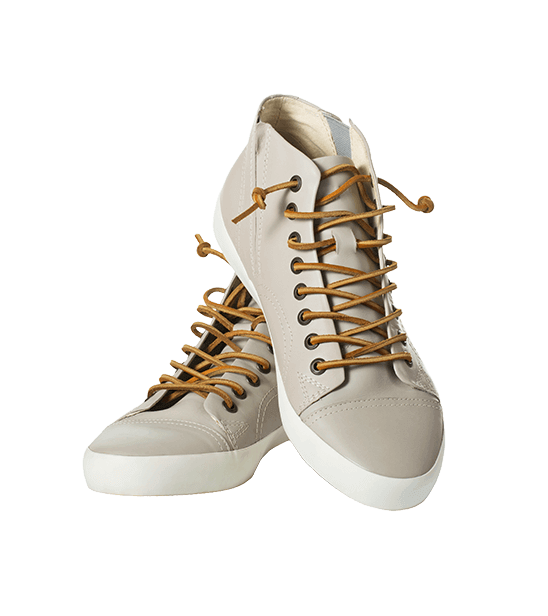 Adidas Leather sneakers with golden laces