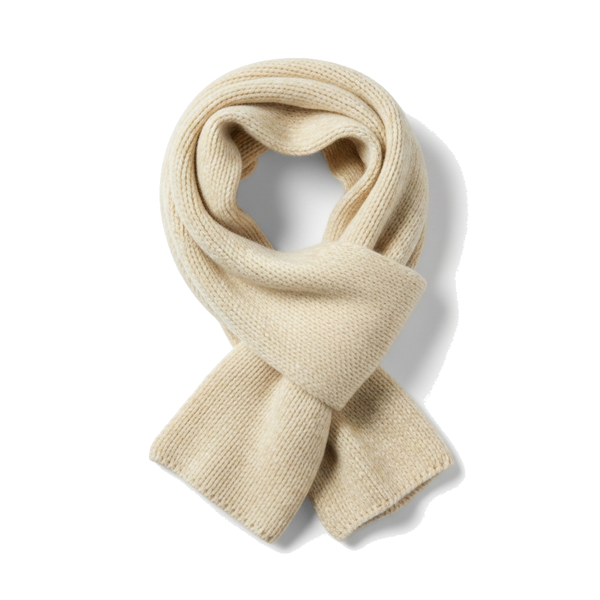 Lumen Studio Cream wool scarf