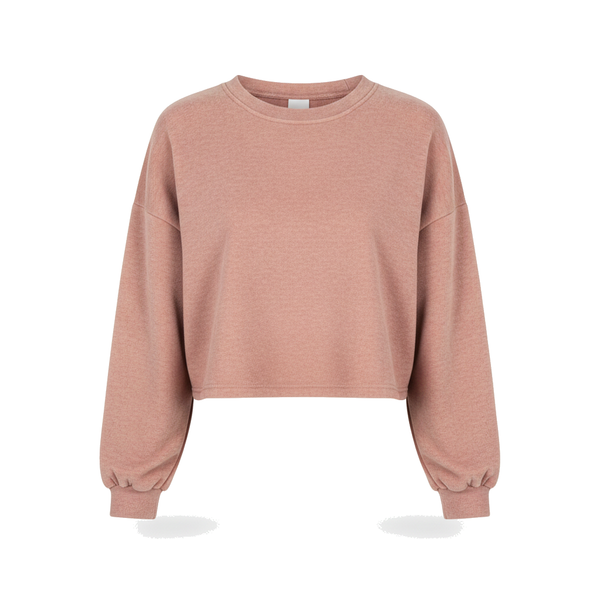 Aurelle Cropped fleece sweatshirt